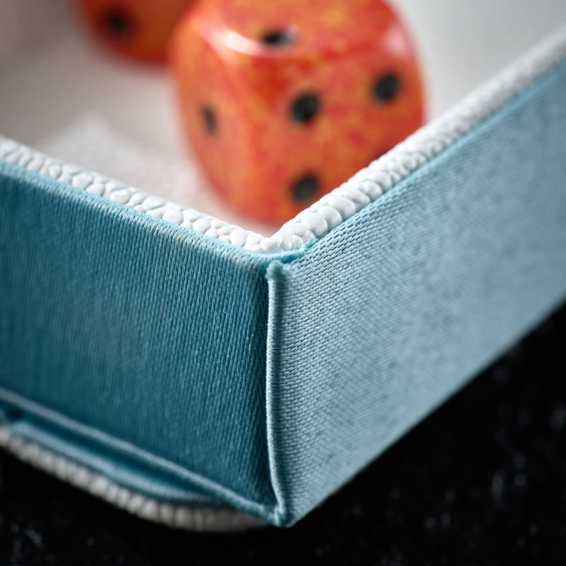 Dragon Tray - White & Aqua