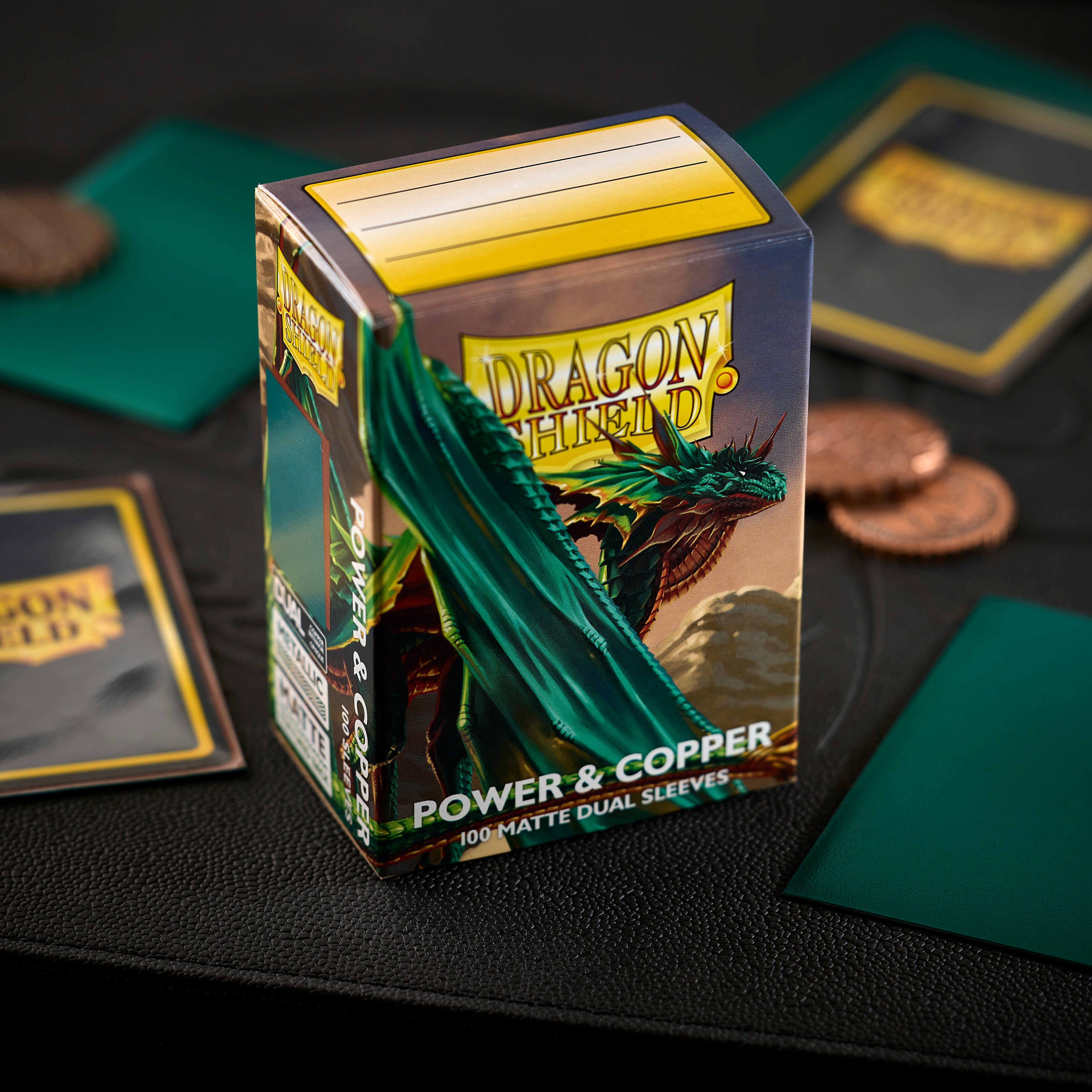 Power & Copper - Matte Dual Sleeves – Dragon Shield