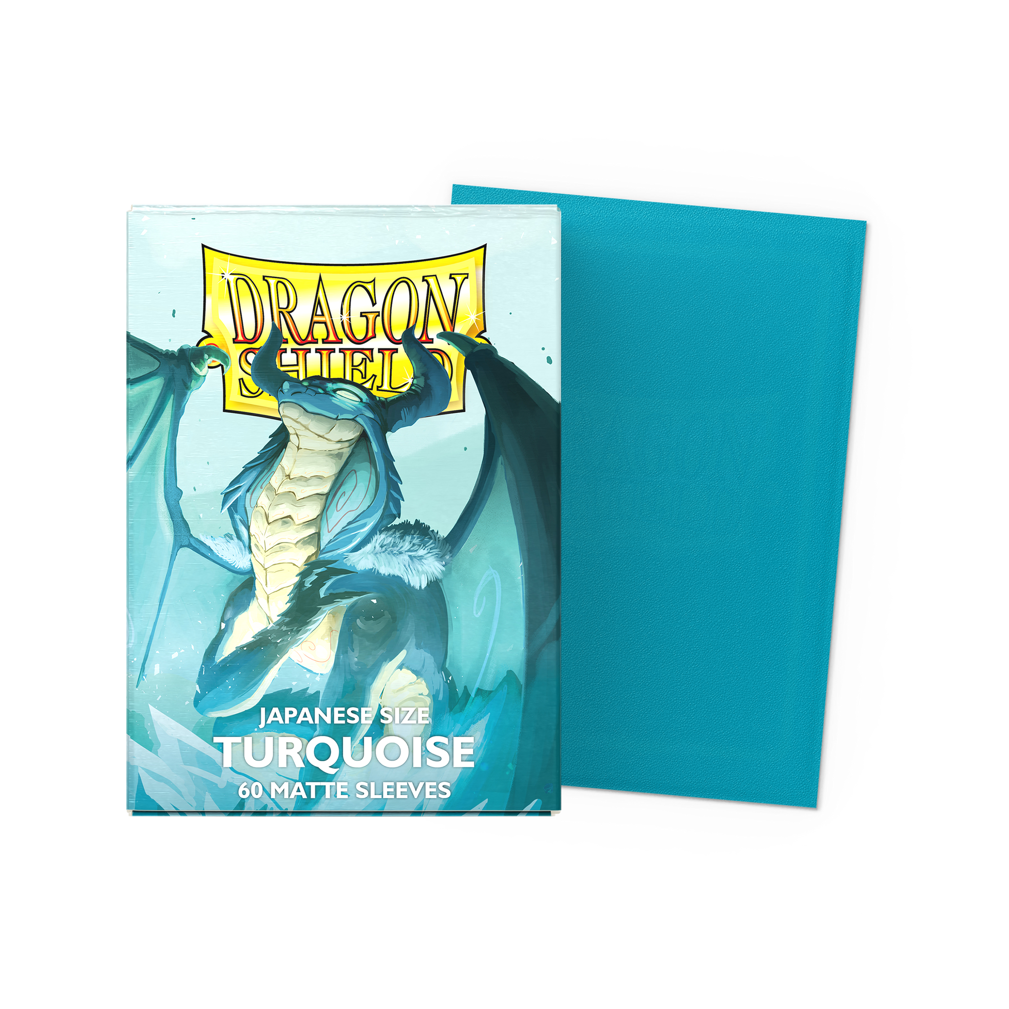 NEO SLEEVES　SHE DRAGON シードラゴン　スリーブ Turquoise - Players' Choice Matte Sleeves – Dragon Shield