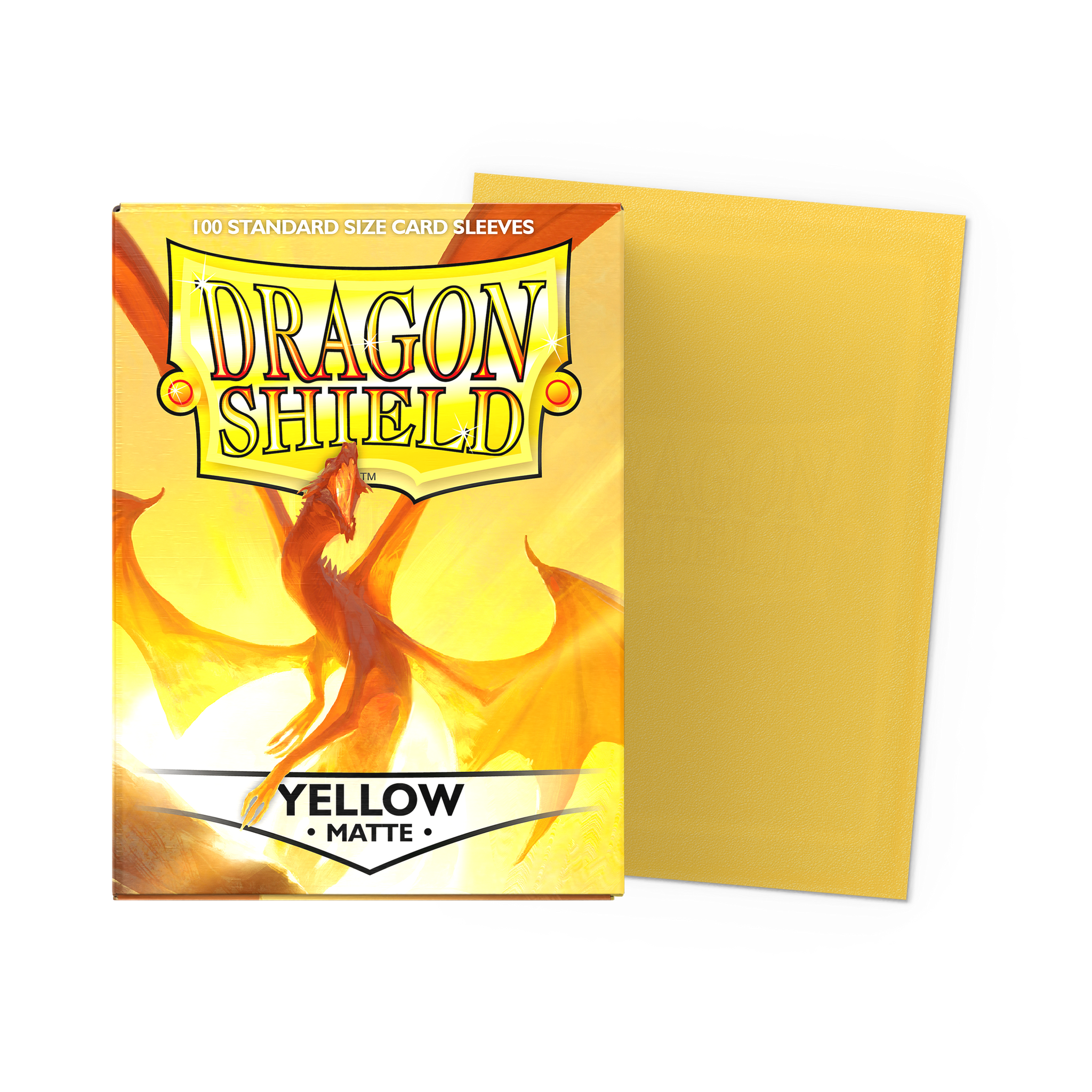 dragon shield card sleeve Yellow