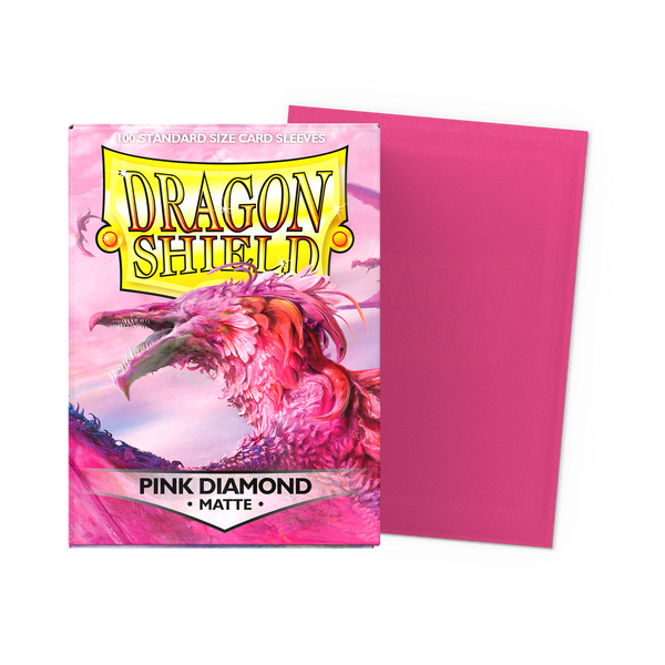 Dragon Shield Matte Sleeves (Pink Diamond)