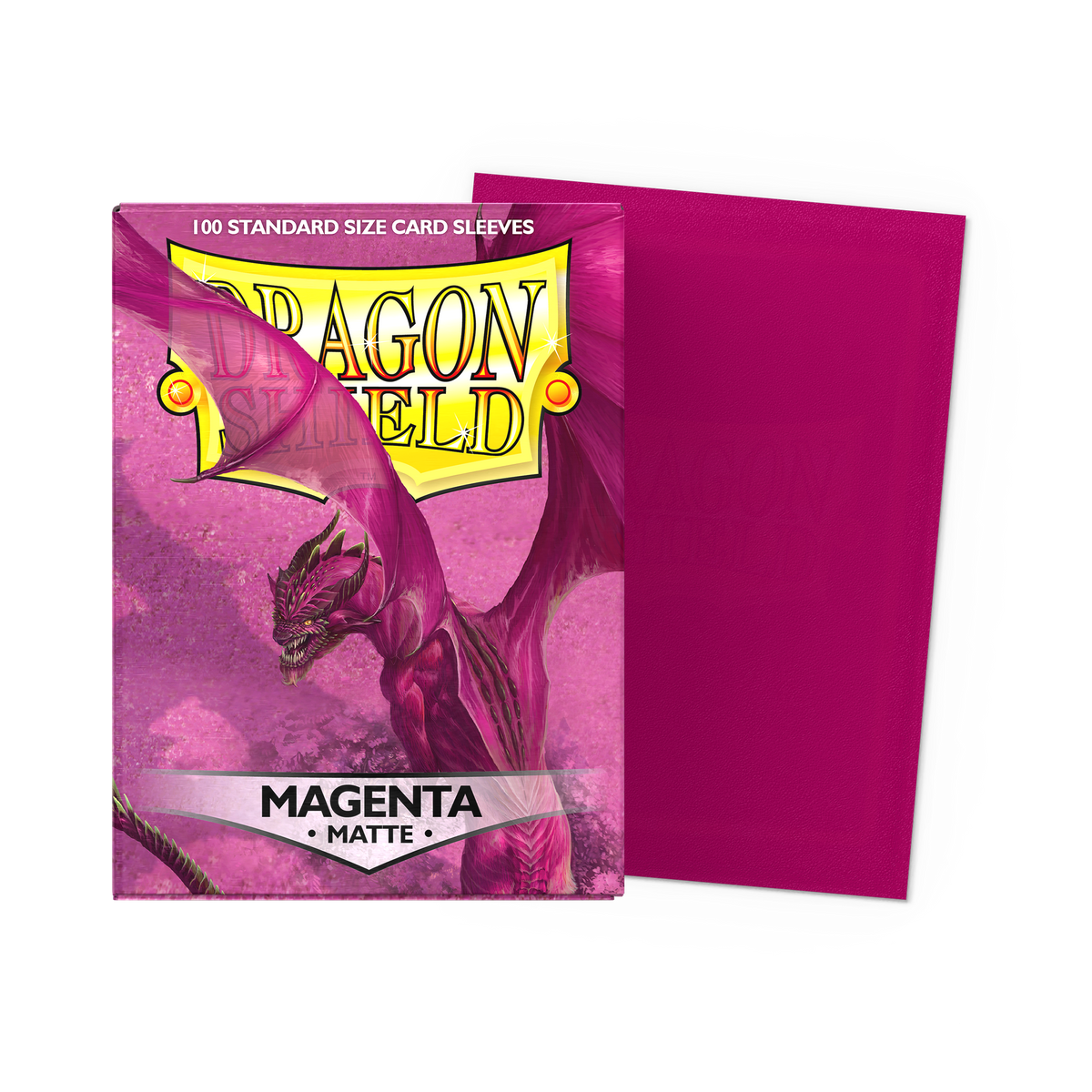 Dragon Shield Matte Sleeves 100ct — Magenta