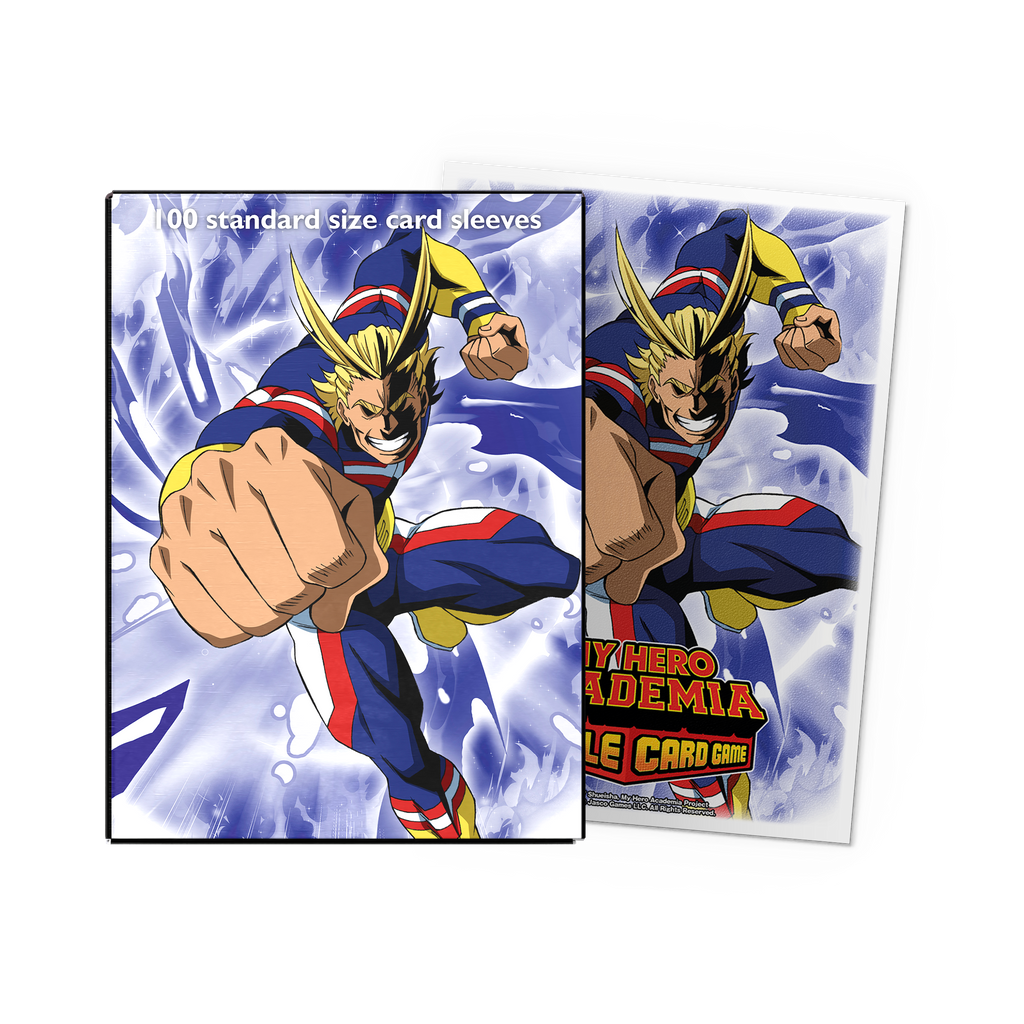 Dragon Shield My Hero Academia All Might Punch Matte Art 100 sleeve