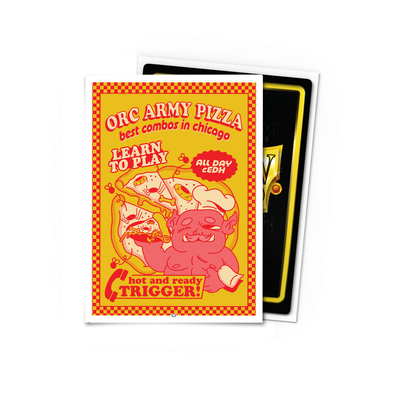 Translation missing: en.Orc Army Pizza - Brushed Art Sleeves - Standard Size
