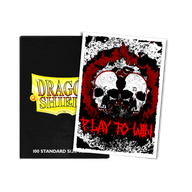 Play To Win - Skull - Brushed Art Sleeves - Standard Size