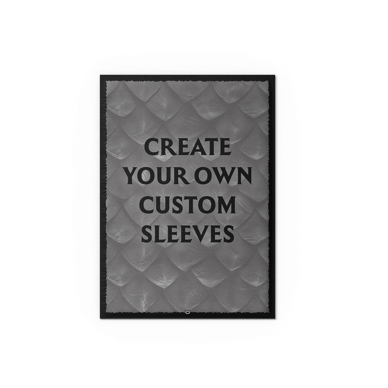 Custom Sleeves - Brushed - Black Borders